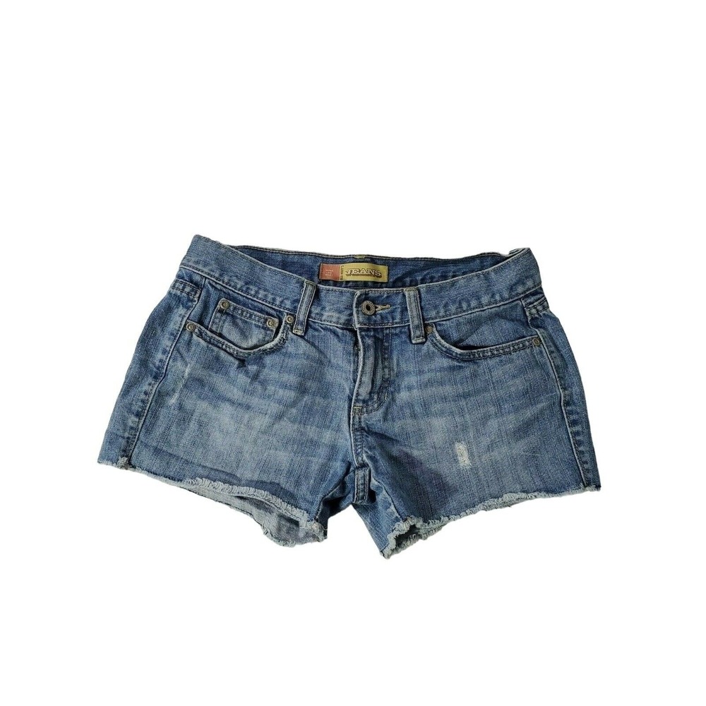 Old Navy Shorts 2 Womens Raw Hem Distressed Ultra Low Rise‎ Blue Casual